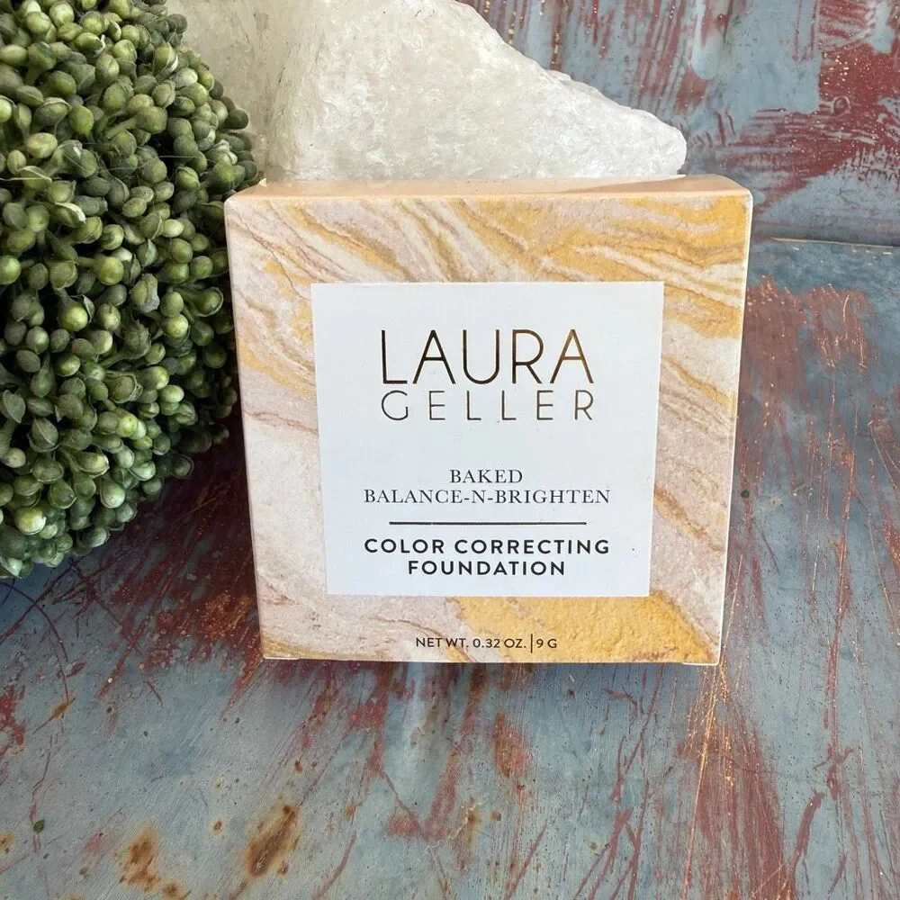 Laura Geller Baked Balance-n-Brighten Color Correcting Foundation FAIR NIB